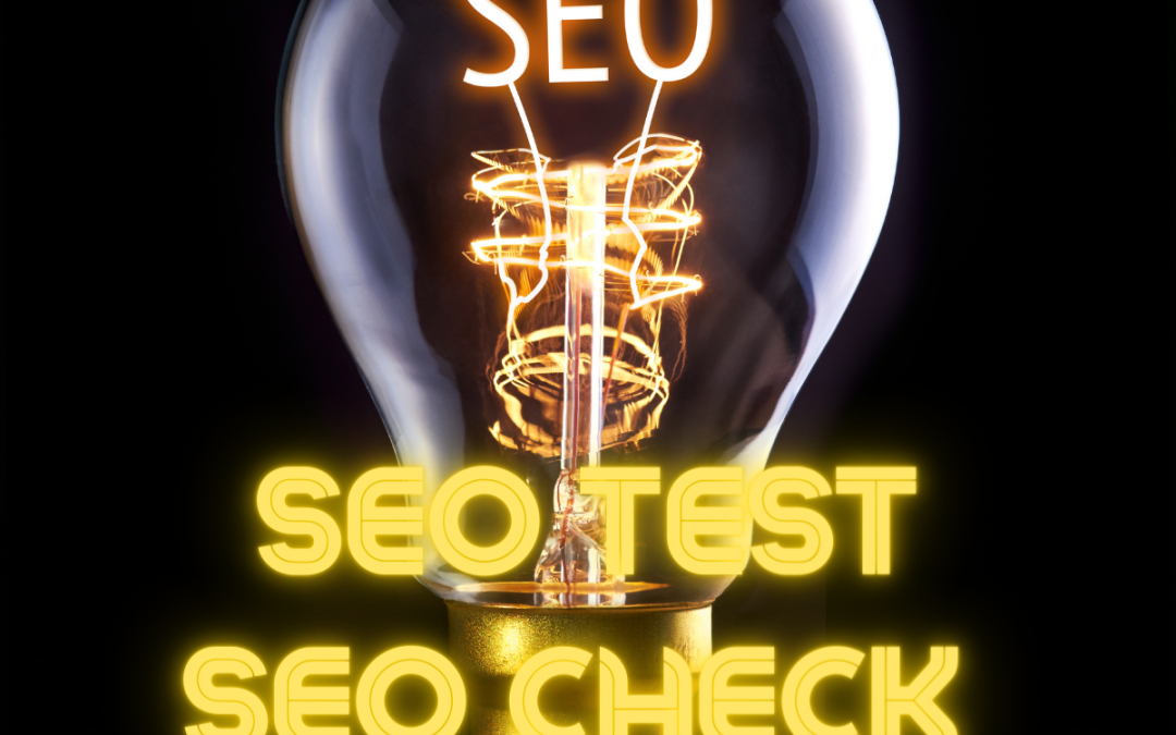 SEO check, SEO test, kontrola SEO v praxi